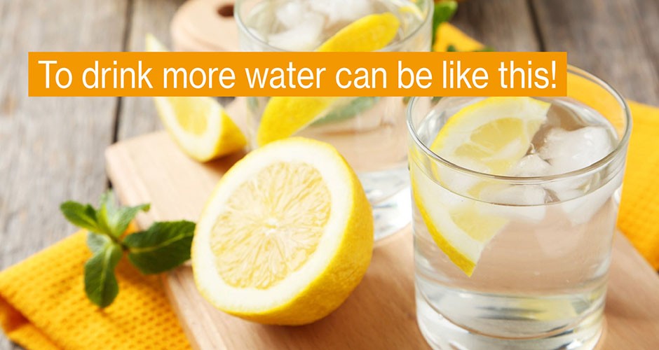 To drink more water can be like this!